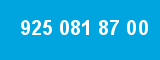 925 081 87 00